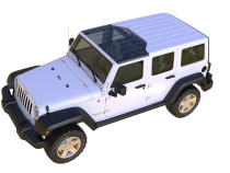 Jeep JK Clear Panorama Hardtop Panel for 09-18 Wrangler JK 2/4 Door ClearLidz