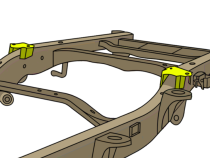 09-14 F150 Regular Cab 8.0 Foot Bed 4x4 Forward Bed Mount Rust Buster Frameworks