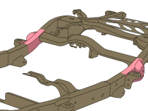 07-14 Chevy Tahoe/GMC Yukon/Cadillac Escalade Rear Upper Control Arm Section - Right Rust Buster Frameworks