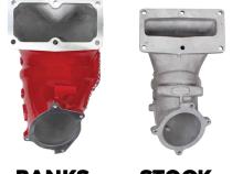 Monster-Ram Intake System for 19-24 Ram 2500/3500 6.7L Cummins Red Powdercoat Banks Power