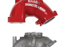 Monster-Ram Intake System for 19-24 Ram 2500/3500 6.7L Cummins Red Powdercoat Banks Power