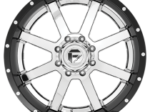 Aluminum Wheels 22X12 Maverick D260 5 On 139.7/5 On 150 Chrome/Gloss Black Lip 110.1 Bore -44 Offset Fuel Off Road Wheels