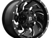 Aluminum Wheels 20X9 Cleaver D574 5 On 114.3/5 On 127 Gloss Black/Milled 78.1 Bore 1 Offset 8 Spoke Fuel Off Road Wheels