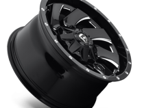 Aluminum Wheels 22X12 Cleaver D574 5 On 114.3/5 On 127 Gloss Black/Milled 78.1 Bore -44 Offset 8 Spoke Fuel Off Road Wheels
