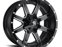 Aluminum Wheels 20X10 Maverick D610 5 On 114.3/5 On 127 Gloss Black/Milled 78.1 Bore -18 Offset Fuel Off Road Wheels