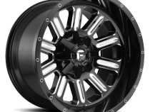 Aluminum Wheels 18X9 Hardline D620 5 On 114.3/5 On 127 Gloss Black/Milled 78.1 Bore 1 Offset Fuel Off Road Wheels