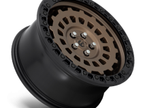 Aluminum Wheels 18X9 Zephyr D634 5 On 127 Matte Bronze W/Black Bead Ring 71.5 Bore 1 Offset Fuel Off Road Wheels