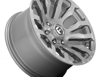 Aluminum Wheels 20X8.25 Blitz D693 8 On 165.1 Brushed Gunmetal Gray Tinted Clear 117 Bore -221 Offset Multi Spoke Fuel Off Road Wheels