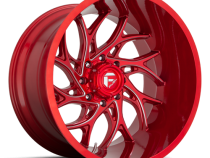 Aluminum Wheels 20X10 Runner D742 5 On 127 Candy Red Milled 71.5 Bore -18 Offset Fuel Off Road Wheels