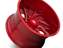 Aluminum Wheels 22X12 Runner D742 5 On 127 Candy Red Milled 71.5 Bore -44 Offset Fuel Off Road Wheels