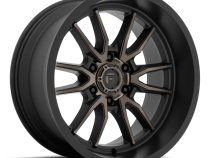 Aluminum Wheels 17X9 Clash 6 D762 6 On 114.3 Matte Black Double Dark Tint 66.06 Bore 1 Offset Multi Spoke Fuel Off Road Wheels