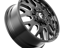 Dually Wheels 20X8.25 FF19D Dually DE19 BK 10 On 225 Gloss Black Milled 170.1 Bore 105 Offset Front Dually Fuel Off Road Wheels