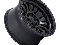 Aluminum Wheels 18X9 Rincon SBL FC857MB 5 On 127 Matte Black/Gloss Black Lip 71.5 Bore 1 Offset Fuel Off Road Wheels