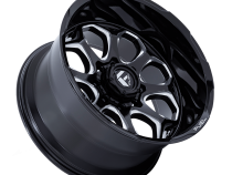 Aluminum Wheels 20X10 Scepter FC862 BE 5 On 127 Gloss Black Milled 71.5 Bore -18 Offset Fuel Off Road Wheels