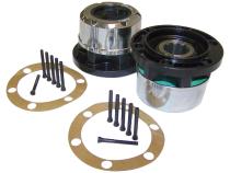 Locking Hub Set for 41-71 CJs, MB, M38, M38-A1 w/ Spicer Style Axle Shafts Crown Automotive