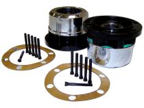 Locking Hub Set for 41-71 CJs, MB, M38, M38-A1 w/ Spicer Style Axle Shafts Crown Automotive