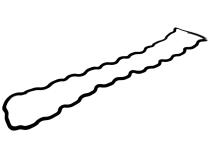 Rubber Valve Cover Gasket for Misc. 87-95 Jeep Vehicles w/ 4.2L or 4.0L Engines Crown Automotive