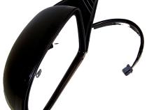 Left Power, Heated, Manual Folding Mirror for 07-15 Jeep MK Compass, Black Crown Automotive