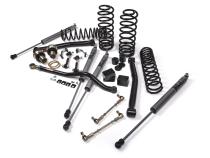 2018-2024 Jeep Wrangler JL J-Lander 3.5 Inch Lift Kit 4 Door w/Fox Adventure Series Shocks HD Rate Coils JSPEC