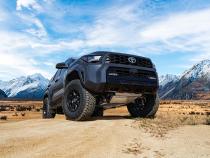 2022-2025 Toyota Tundra/2023-2025 Toyota Sequoia/2024-2025 Toyota Tacoma/2024 Toyota Land Cruiser 250 Series/2024 Lexus GX550/2025 Toyota 4Runner Rear Billet Upper Link Kit Gold Anodizing Icon Vehicle Dynamics