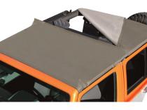 Khaki Diamond Combo Beach Topper for 2007-2018 Jeep JK Wrangler w/ 2-Door RT Off Road