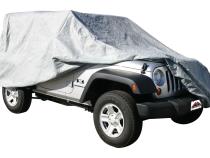 Gray 3 Layer Full Car Cover for Misc. 02-06 Jeep TJ Wrangler w/ Unlimited Pkg RT Off Road