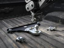 GoosePuck 5 Inch offset ball-puck mount for Dodge 25K Towing (With STD Ball Assy and 101571) Gen Y Hitch