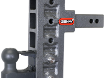 Mega Duty 2 Inch Offset Shank 5 Inch Rise, 7.5 Inch Drop 2K TW 16K Hitch &amp;amp; GH-051 Dual-Ball &amp;amp; GH-032 Pintle Lock Gen Y Hitch