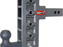 Mega Duty 2 Inch Offset Shank 5 Inch Rise,7.5 Inch Drop 1.5K TW 10K Hitch &amp;amp; GH-031 Dual-Ball Gen Y Hitch