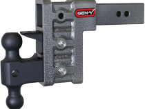 Mega Duty 2.5 Inch Shank 6 Inch Drop 3K TW 21K Hitch &amp;amp; GH-061 Dual-Ball &amp;amp; GH-062 Pintle Lock Gen Y Hitch