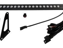 20 inch LED Light Bar With Hood Bracket Kit for 2007-2018 Jeep JK Wrangler RT Off Road