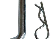 Trailer Hitch Pin Chrome 5/8 inch Hitch Pin And Clip RT Off Road
