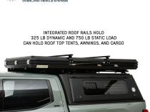 Expedition Pro Plus Truck Cap W/Full Wing Window Doors, Front and Rear Windows and 3rd Brake Light 19-26 Chevrolet Silverado 1500/GMC Sierra 1500 Overland Vehicle Systems