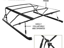 Explorer Soft Shell - Black Diamond Canvas and Aluminum Frame 19-26 RAM 1500/TRX Overland Vehicle Systems