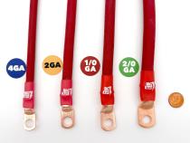 1987-1990 Jeep Comanche MJ Battery Cable Kit 4 Gauge Battery Cable Big7Kits