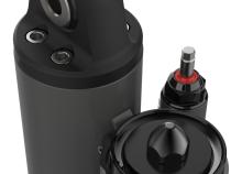 Shock Absorber 3.5 Factory Race Series External Bypass 4T (1 Inch) Piggy-Back 12 Inch Left Hand FOX