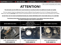 Jeep Wrangler 3.6L Skid Plate System - Skinny Tank Only, JT motor mounts (2020-2021, JL)
