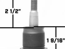 Currectlync Rod End Cartridge For 07-18 Wrangler JK Modular Extreme Duty Tie Rod or Drag Link RockJock 4x4