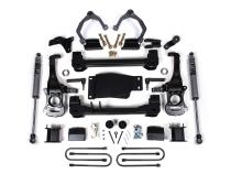 4 Inch Lift Kit For 2025 Silverado/Sierra 1500 4WD 3 Inch Rear Block Spacer Front Fox 2.0 ADV Series Rear Shock Zone Offroad